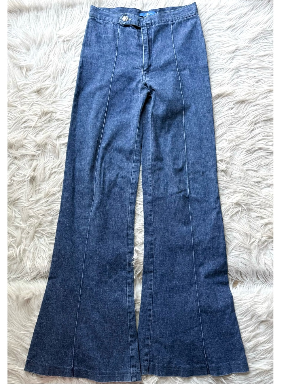 Y2K Hippie Wide Leg Flare Jeans Women’s Size 1 Boho Hippie High Rise Denim Pants
